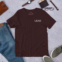 Load image into Gallery viewer, lead Unisex t-shirt
